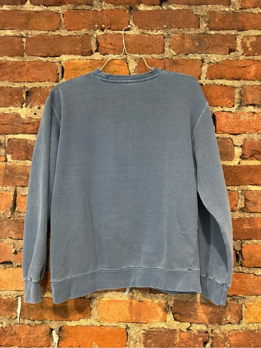 Men’s USA Lacrosse Faded Blue Crewneck Sweatshirt (60% Cotton)